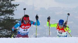 Четверг. Холменколлен. Евгений ГАРАНИЧЕВ (слева).