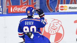 Нападающий СКА Никита ГУСЕВ.