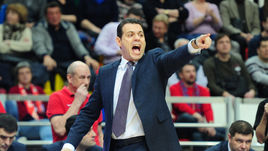 Главный тренер ЦСКА Димитрис ИТУДИС.