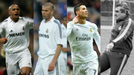 Роберто КАРЛОС, Зинедин ЗИДАН, КРИШТИАНУ РОНАЛДУ, Мигель МУНЬОС.