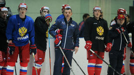 01 апреля. Новогорск. Тренировка сборной России по хоккею.