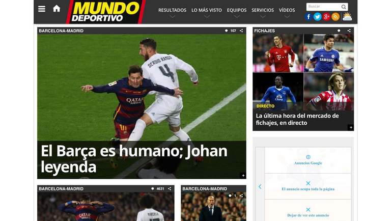 Mundo Deportivo. Mundo Deportivo.