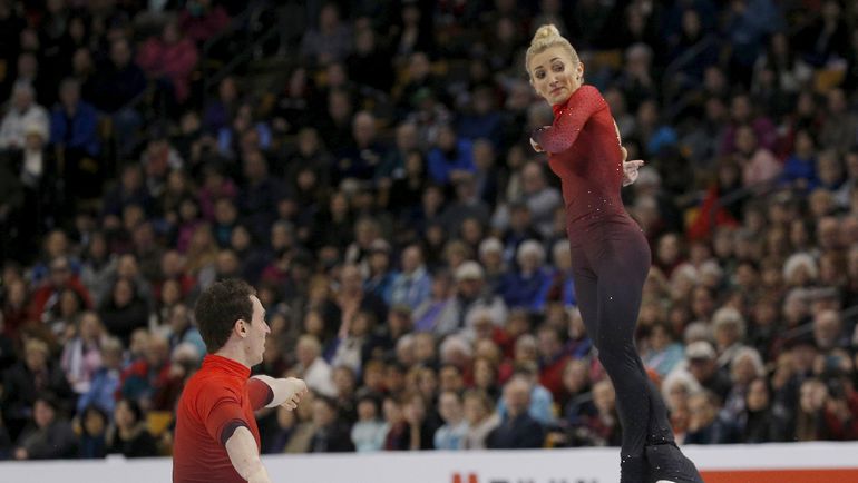 2 апреля. Бостон. Алена САВЧЕНКО и Бруно МАССО. Фото REUTERS 2 апреля. Бостон. Алена САВЧЕНКО и Бруно МАССО. Фото REUTERS