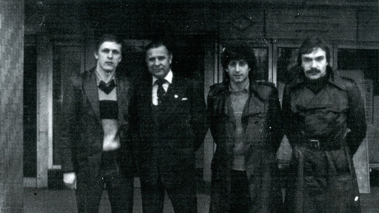 Юрий РОМЕНСКИЙ, Лев ЯШИН, Петр ЧИЛИБИ и Александр ЯРДОШВИЛИ. Юрий РОМЕНСКИЙ, Лев ЯШИН, Петр ЧИЛИБИ и Александр ЯРДОШВИЛИ.