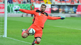 Вратарь "Ростова" Сослан ДЖАНАЕВ в этом сезоне может побить рекорд Нигматуллина.