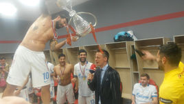 "Зенит" празднует победу над ЦСКА