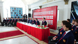 Сегодня. Москва. Презентация состава сборной России на домашний чемпионат мира.