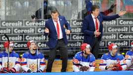 Сегодня. Москва. Казахстан - Россия - 4:6. Главный тренер сборной России Олег ЗНАРОК.