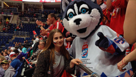 Москва идет на хоккей...