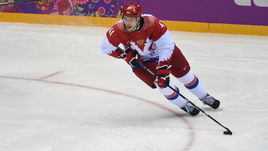 Николай КУЛЕМИН в матче сборной России на Олимпиаде в Сочи.