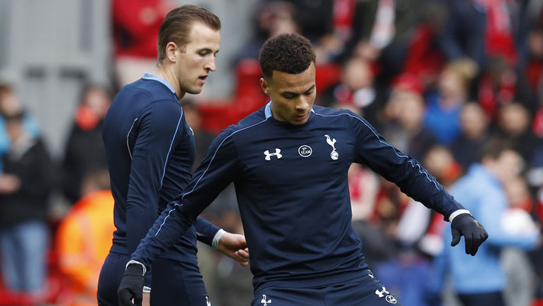 Харри КЕЙН и Делле АЛЛИ (справа). Фото REUTERS Харри КЕЙН и Делле АЛЛИ (справа). Фото REUTERS