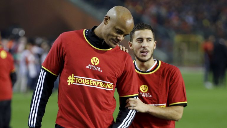 Вместо Венсана КОМПАНИ капитан сборной Бельгии будет Эден АЗАР. Фото REUTERS Вместо Венсана КОМПАНИ капитан сборной Бельгии будет Эден АЗАР. Фото REUTERS