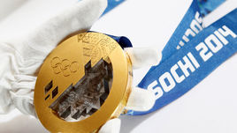 Золотая медаль Олимпийских игр в Сочи.