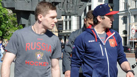 Сегодня. Москва. Евгений КУЗНЕЦОВ, Александр ОВЕЧКИН и Роман РОТЕНБЕРГ.