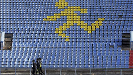 Легкоатлетический стадион в Ставрополе.