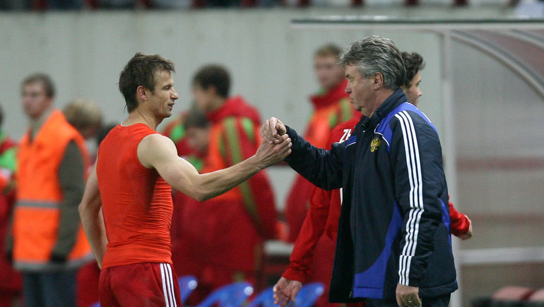 2008 год. Сергей СЕМАК и Гус ХИДДИНК. Фото Татьяна ДОРОГУТИНА 2008 год. Сергей СЕМАК и Гус ХИДДИНК. Фото Татьяна ДОРОГУТИНА