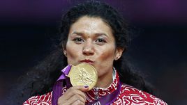 11 августа 2012 года. Лондон. Татьяна БЕЛОБОРОДОВА (ЛЫСЕНКО) - олимпийская чемпионка.