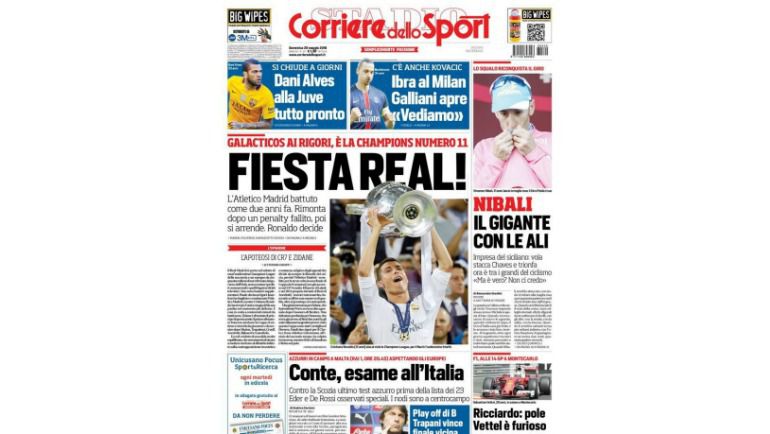 Corriere dello Sport. Corriere dello Sport.