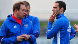 Леонид СЛУЦКИЙ и Роман ШИРОКОВ, который участие в игре с чехами не примет.