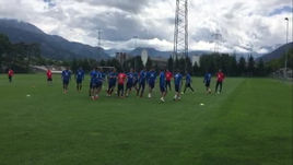 Сборная тренируется без Широкова