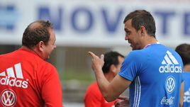 Леонид СЛУЦКИЙ и Артем ДЗЮБА.