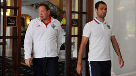 Вчера. Бад-Рагац. Роман ШИРОКОВ (справа) и Леонид СЛУЦКИЙ.