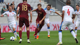 Вчера. Инсбрук. Чехия - Россия - 2:1. В атаке Александр КОКОРИН (№9).