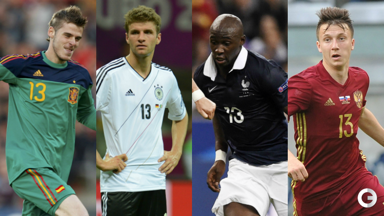 Сборная несуеверных.  13-е номера Euro-2016