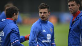 Сегодня. Круасси-сюр-Сен. Артур ЮСУПОВ на тренировке сборной России.