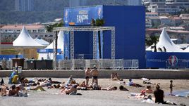 Фан-зона в Марселе.