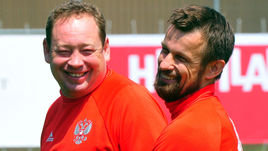 Леонид СЛУЦКИЙ и Сергей СЕМАК.