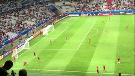 Фанаты из России поют "Катюшу"