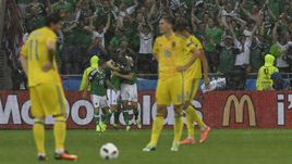 16 июня. Лион. Украина - Северная Ирландия - 0:2. Сборная Украины первой лишилась всех шансов на выход в плей-офф чемпионата Европы-2016.