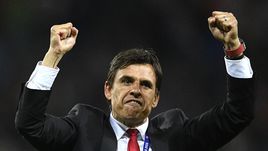 Понедельник.Тулуза. Россия - Уэльс - 0:3. Наставник валлийцев Крис КОУЛМАН.