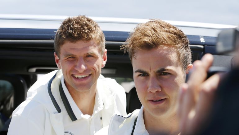 Томас МЮЛЛЕР и Марио ГЕТЦЕ. Фото REUTERS Томас МЮЛЛЕР и Марио ГЕТЦЕ. Фото REUTERS