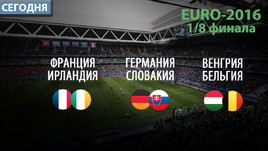 Сегодня на Euro-2016.