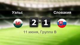 Уэльс - Словакия. Лучшие моменты	
