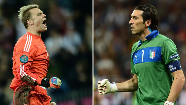 Мануэль НОЙЕР и Джанлуиджи БУФФОН. Фото REUTERS Мануэль НОЙЕР и Джанлуиджи БУФФОН. Фото REUTERS