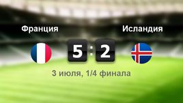 Франция - Исландия. Лучшие моменты	