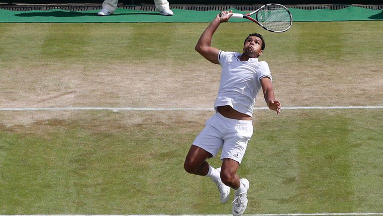 Воскресенье. Лондон. Жо-Вилфрид ЦОНГА. Фото AFP Воскресенье. Лондон. Жо-Вилфрид ЦОНГА. Фото AFP