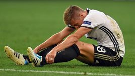 Тони КРООС после поражения в полуфинале Euro-2016.