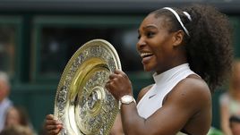 Сегодня. Лондон. Серена УИЛЬЯМС - победительница Уимблдона-2016.