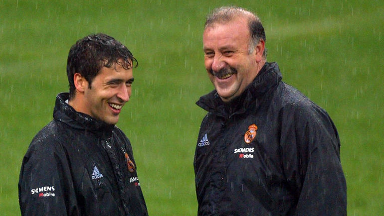 2002 год. РАУЛЬ и Висенте ДЕЛЬ БОСКЕ. Фото REUTERS 2002 год. РАУЛЬ и Висенте ДЕЛЬ БОСКЕ. Фото REUTERS