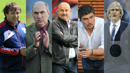 Александр БОРОДЮК. Курбан БЕРДЫЕВ. Станислав ЧЕРЧЕСОВ. Николай ПИСАРЕВ. Условный иностранный тренер.