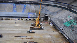 Стадион на Крестовском острове в июле 2016-го.