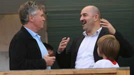 27 августа 2006 года. Станислав ЧЕРЧЕСОВ (справа) и Гус ХИДДИНК.