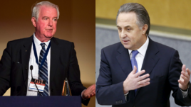 Президент ВАДА Крейг РИДИ и министр спорта России Виталий МУТКО.