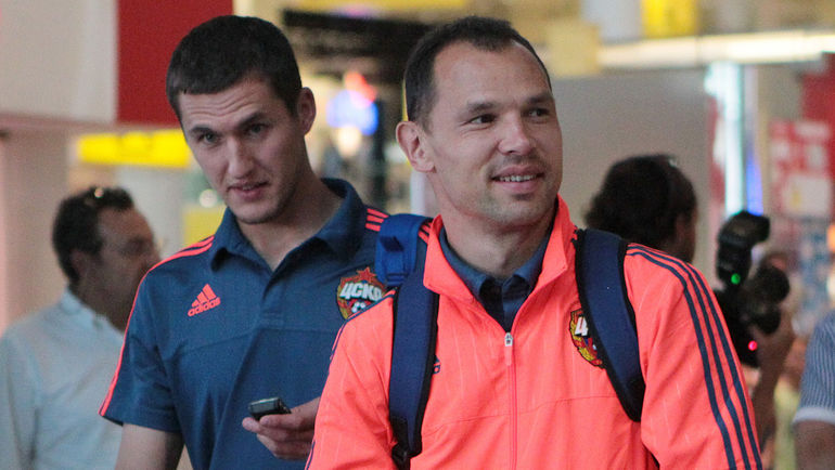 Виктор ВАСИН (слева) и Сергей ИГНАШЕВИЧ. Фото Валентин КОБЫЩА, ПФК ЦСКА Виктор ВАСИН (слева) и Сергей ИГНАШЕВИЧ. Фото Валентин КОБЫЩА, ПФК ЦСКА