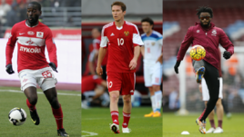 Квинси ОВУСУ-ОБЕЙЕ, Александр ГЛЕБ и Алекс СОНГ.