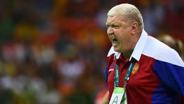 Сегодня. Рио-де-Жанейро. Франция - Россия - 25:26. Евгений ТРЕФИЛОВ не скрывал эмоций во время встречи.